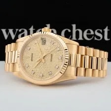 Rolex Datejust 31, 68278, Yellow Gold, Champagne Jubilee Diamond Dial, Presid... 2