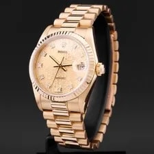 Rolex Datejust 31, 68278, Yellow Gold, Champagne Jubilee Diamond Dial, Presid... 4