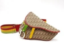 Dior — Christian Dior Rasta Trotter Saddle Belt Body Waist Y-3058 — Handbag — resale