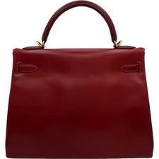 Hermes Kelly 32 Vif Hardware Dust Strap #OK321 3