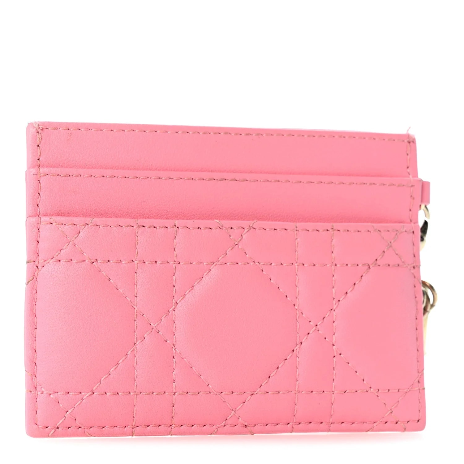 Lady Dior Card Holder Strawberry 3