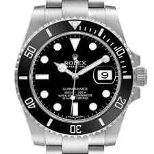 Rolex — Rolex Submariner Date Steel Ceramic Bezel Black Dial 116610 — Watch — resale