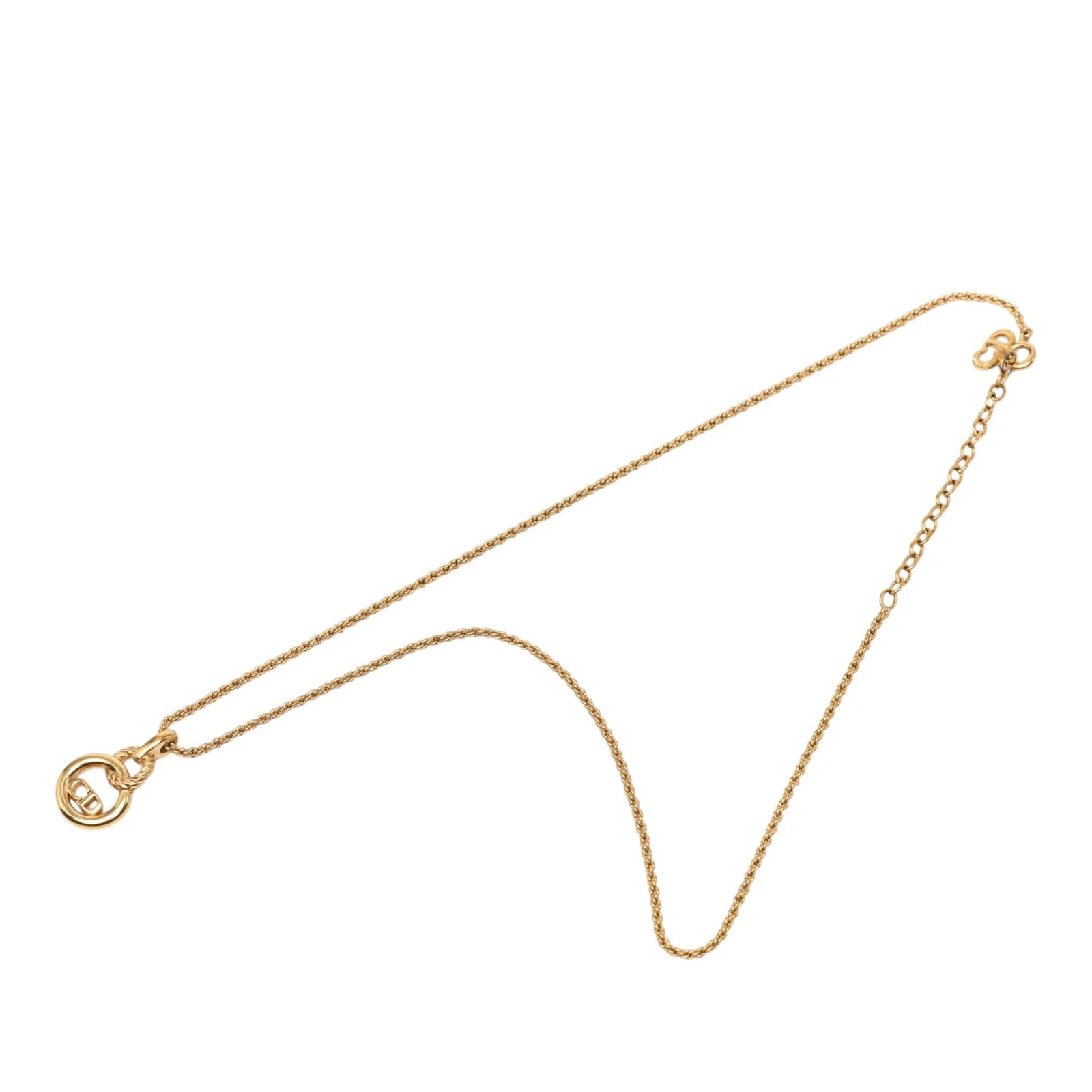 Dior — CD Logo Twisted Round — Jewelry — resale