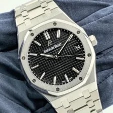 Audemars Piguet — Audemars Piguet Royal Oak 15500ST Full Set Stainless Steel Black Dial — Watch — resale
