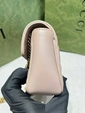 Auth Gucci GG Marmont Super Mini Quilted CrossbodyBag Classic 3