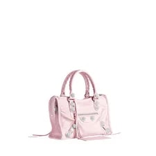 Balenciaga le City Small $3100 Petal With Rhinestones New 2