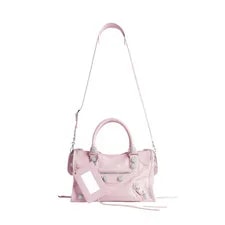 Balenciaga le City Small $3100 Petal With Rhinestones New 4