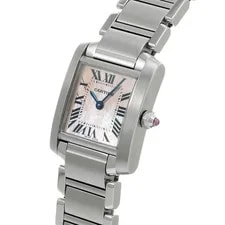 Cartier Tank W51028Q3 ( 2384) 25mm Stainless Steel Pink #WW2732 2