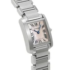 Cartier Tank W51028Q3 ( 2384) 25mm Stainless Steel Pink #WW2732 3