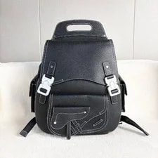 Dior Gallop Logo Buckle Saddle Style Pebbled - Excellent #10VFJET 2