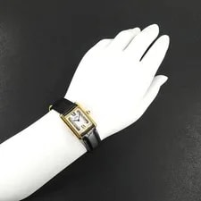 Cartier Must Tank SM Vermeil W1006354 White SV925 Quar 3