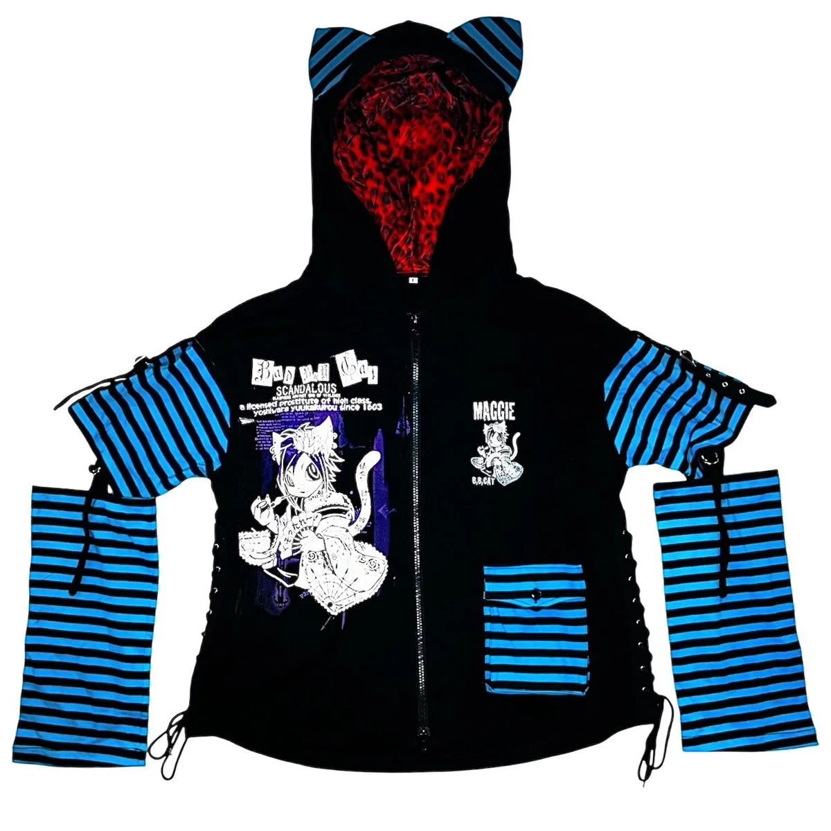 Maris Rock 'GOD OF Violence' CAT EAR Hoodie — streetwear — resale