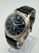 Patek Philippe Complications 5205G-013 Annual Calendar White Gold Blue Dial 4