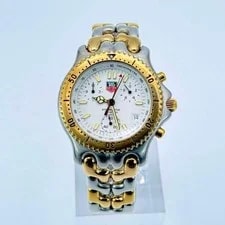 TAG Heuer SEL Professional CG1120 Chronograph 3-Hand Date Water White 3