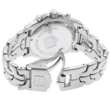 TAG Heuer Link Chronograph Quartz Blue Dial From Japan 4