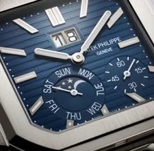 Patek Philippe 5822P-001 Cubitus Platinum Moonphase With Blue Dial Skeleton Back 4
