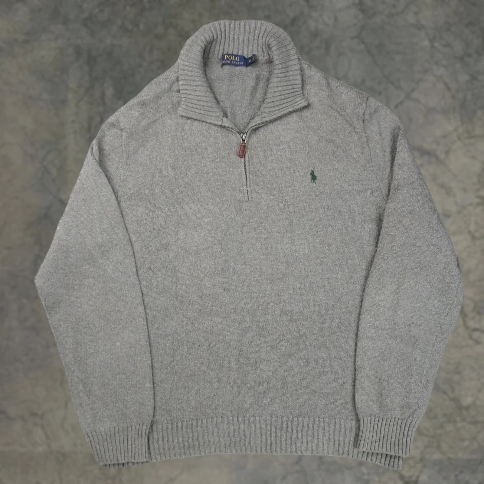 Polo Ralph Lauren — Polo Ralph Lauren XL Long Sleeve 1/4 Zip Cotton Sweatshirt — streetwear — resale
