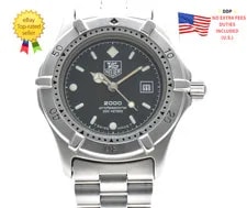Tag Heuer — ▶ [ Exc+5 ]TAG Heuer 2000 Series 962.015 ’S Quartz Black Dial 29mm JP — Watch — resale