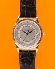 Patek Philippe — Patek Philippe Calatrava 5296R-001 39mm Scientific Rose Gold / Silver 2016 — Watch — resale