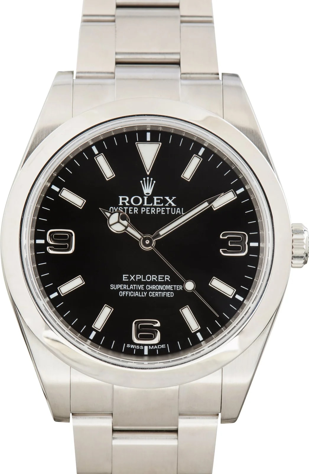 Rolex — Stainless Steel Rolex Explorer Ref 214270 Arabic Dial — Watch — resale