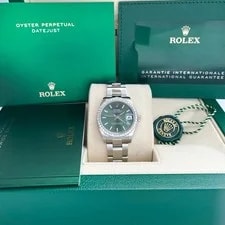 Rolex Datejust 31mm 2025 Full Set Unworn Diamonds Green 278240 2