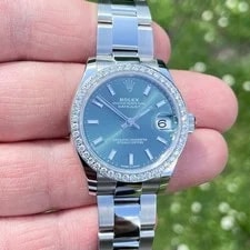 Rolex Datejust 31mm 2025 Full Set Unworn Diamonds Green 278240 3