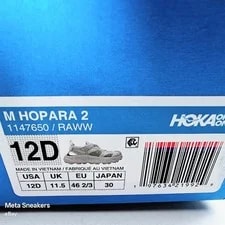 Hoka One US 12 Raw Cordura Outdoors Hopara 2 Hiking Sandals New 2