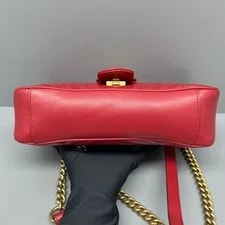 Auth Gucci GG Marmont Matelassé /Crossbody Chain 3