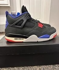 Air Jordan 4 Retro Air Lettering, Size 9.5, Shoe FV5029-003. 2