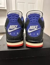 Air Jordan 4 Retro Air Lettering, Size 9.5, Shoe FV5029-003. 4
