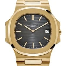 Patek Philippe Nautilus 3700/11J Yellow Gold Black Ribbed Dial 4
