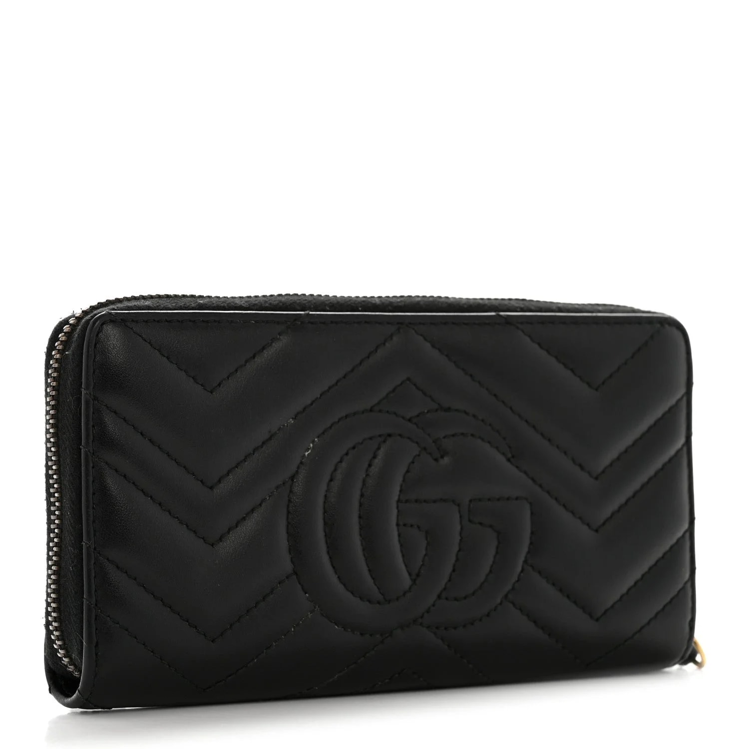 Matelasse GG Marmont Zip Around Organizer Wallet 3