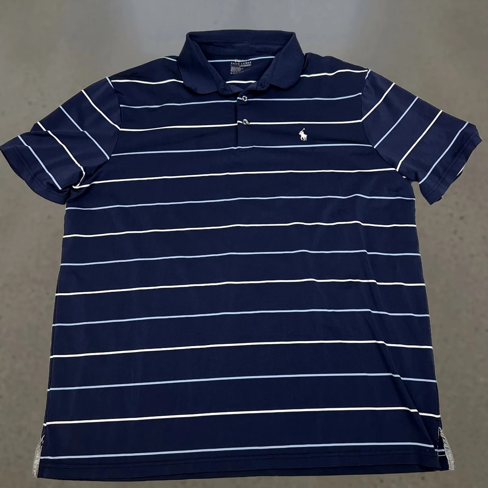 Polo Ralph Lauren — Polo Ralph Lauren Shirt XL Performance Polo Golf Striped — streetwear — resale