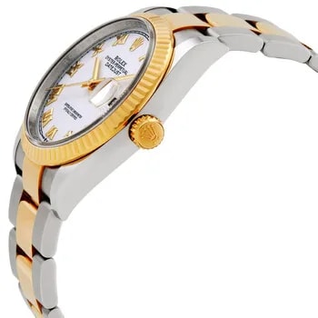 Rolex — Datejust 36 White Dial Stainless Steel and 18kt Yellow Gold Oyster 126233WSO — Watch — resale
