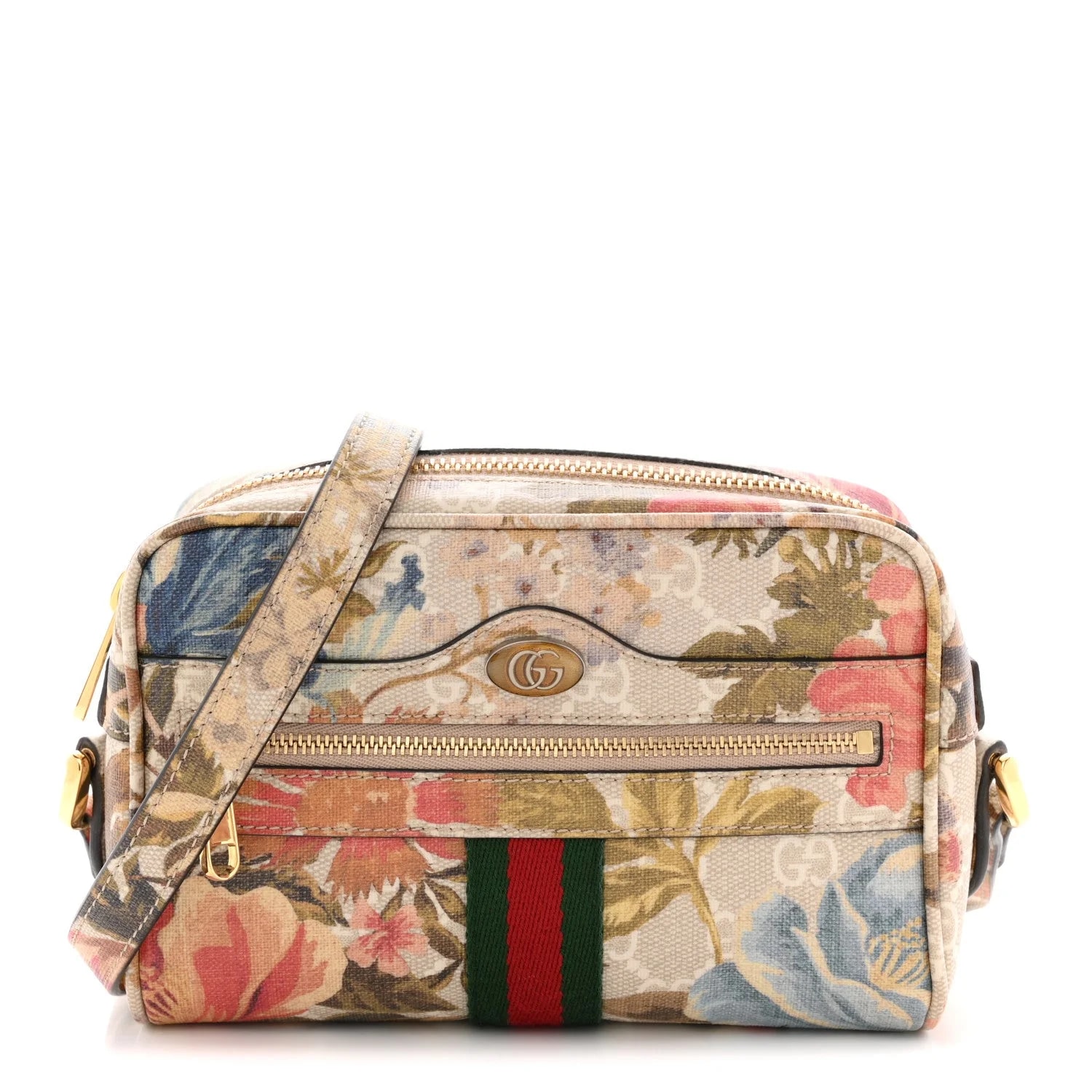 Gucci — Water Flora Web Mini Ophidia — Handbag — resale