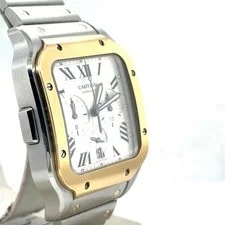 Cartier Santos Chronograph Automatic 43mm 18k Yellow Gold/Steel W2SA0008 3