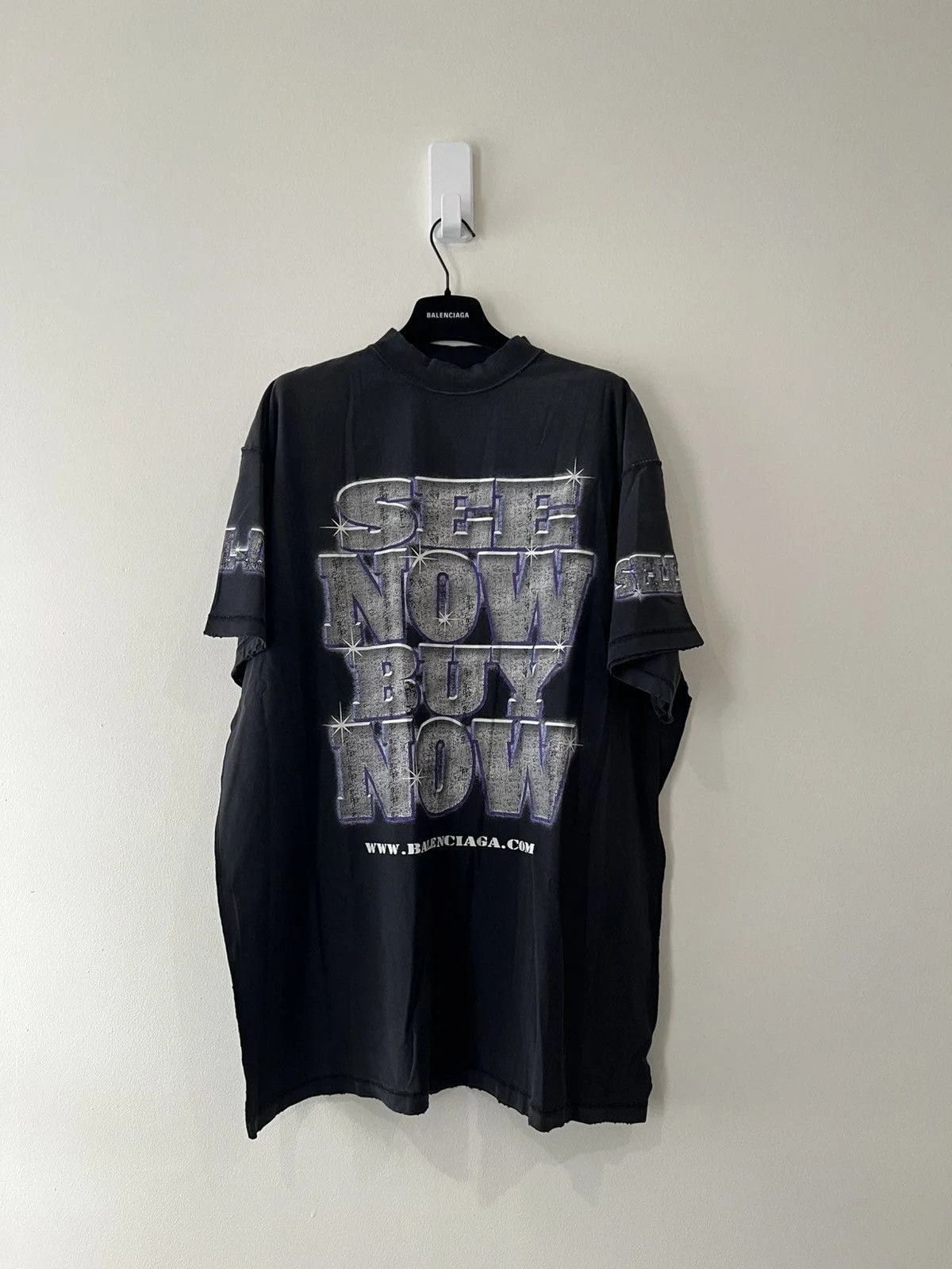 Fall23 See No Buy Now Inside-Out Distressed Tee (2) — streetwear — resale