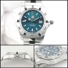 TAG Heuer 2000 Series WK1319-1 Turquoise Green Dial Quartz Steel Swiss 3