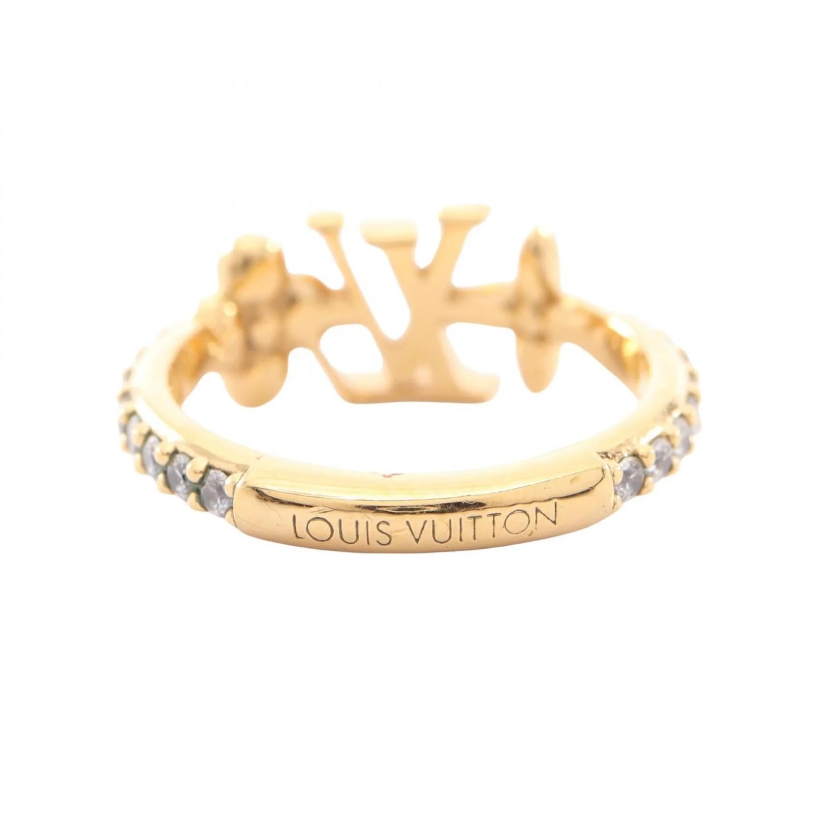 Louis Vuitton Clear Plating Rhinestone Band 3