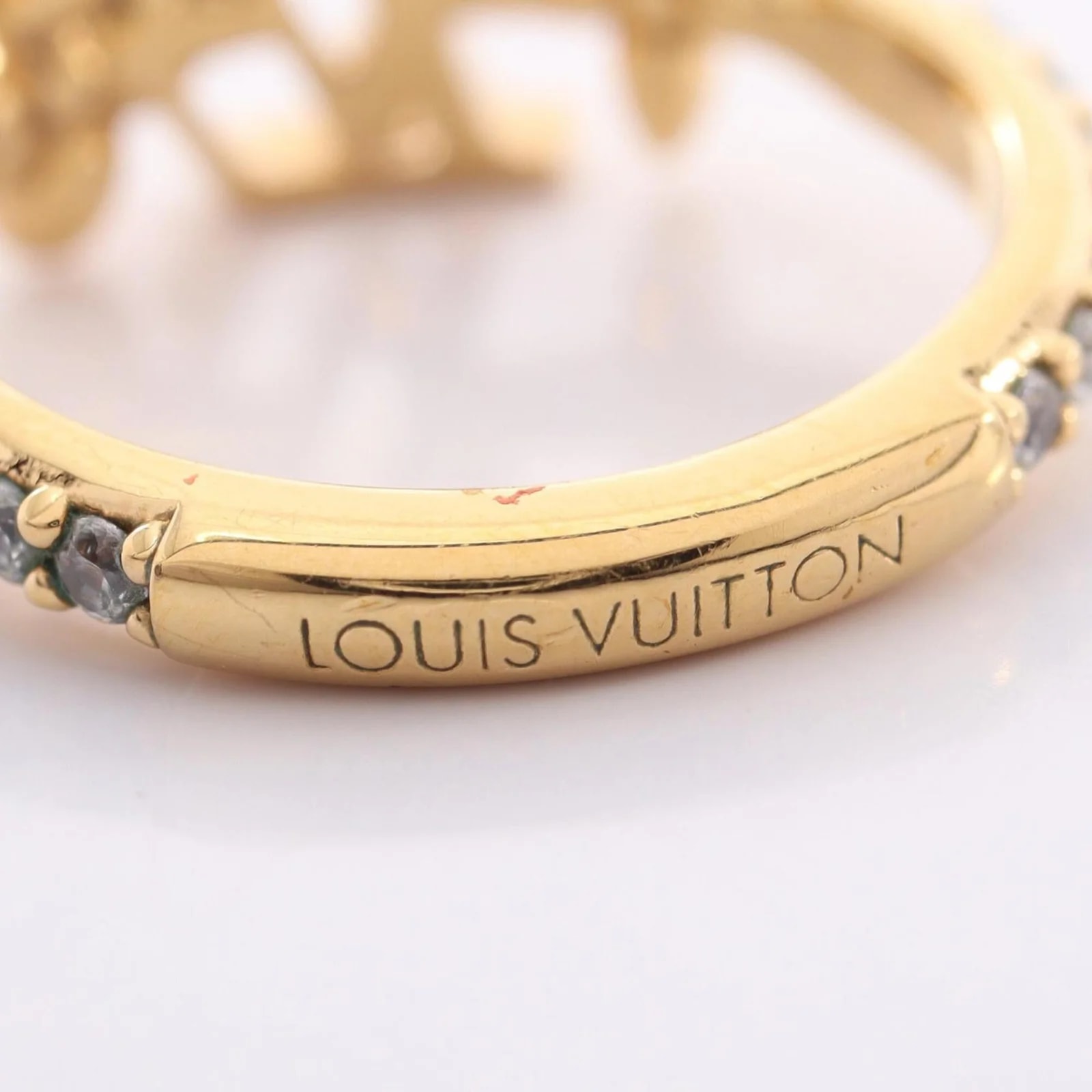 Louis Vuitton Clear Plating Rhinestone Band 4