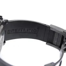Breitling Chronomat MB0413 47mm SS Rubber Black Dial GMT Chronograph Date #C111 4