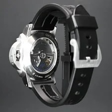 Panerai Luminor Marina 44mm Black Dial Rubber PAM00312 4