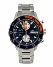IWC — IWC Aquatimer Chronograph IW376703 Blue Dial Stainless Steel Bracelet — Watch — resale