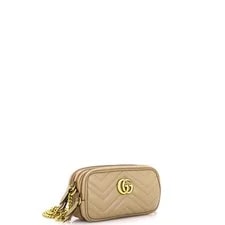 Gucci GG Marmont Triple Zip Chain Matelasse Mini 2