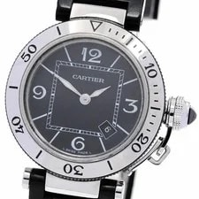 Cartier — Cartier W3140003 Pasha Seatimer Date Quartz _846539 [ev15] — Watch — resale