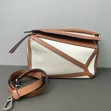 Loewe — Loewe Puzzle Small Geometric Crossbody #Z7OS — Handbag — resale