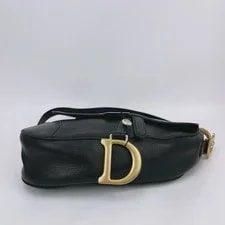 Auth Christian Dior Saddle Grained Crossbody Medium 3