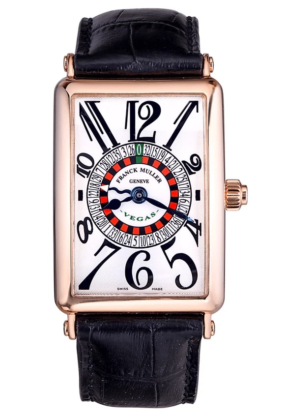 Worldofluxuryus — Franck Muller Long Island Vegas 18K Rose Gold — Watch — resale