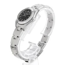Rolex Oyster Perpetual 76080 Black Bar F Number Second Hand 2
