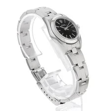 Rolex Oyster Perpetual 76080 Black Bar F Number Second Hand 3